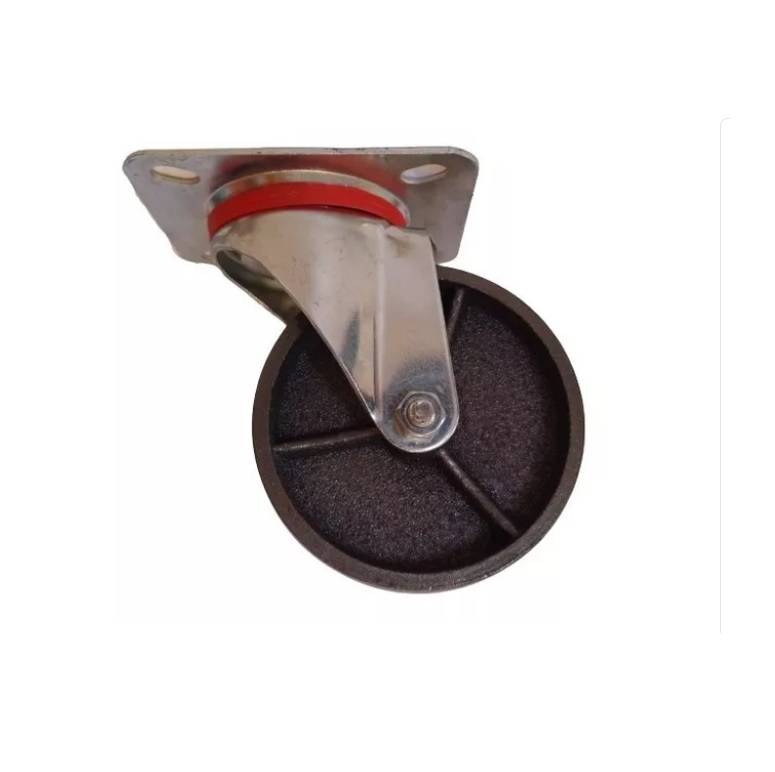 Rueda Giratoria De Hierro 100X25 Mm