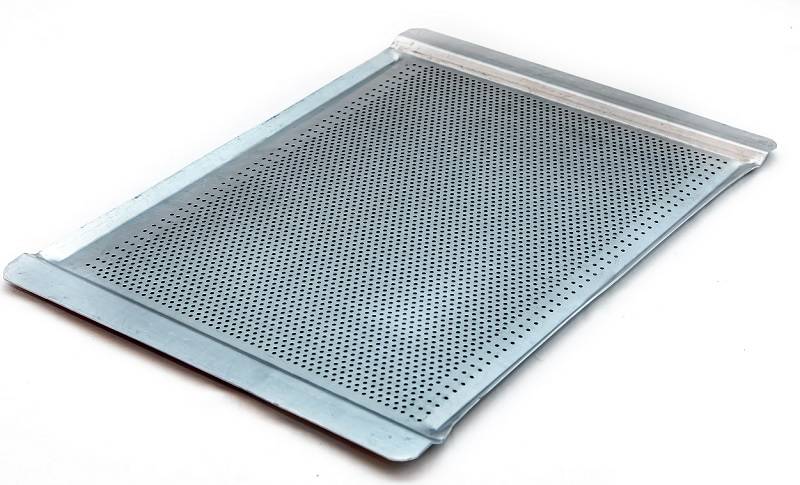 Bandeja Plana De Aluminio 1,25 Mm Perforada 60X40 Cm