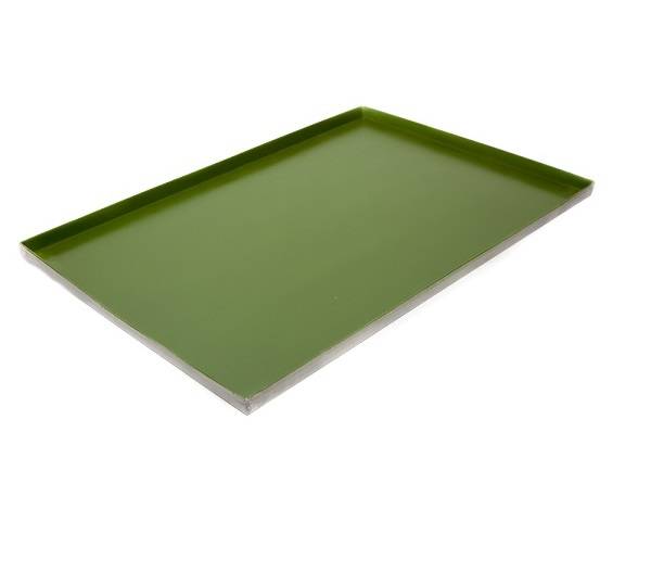 Bandeja Aluminio 1,5 Mm Teflón Azul/Verde 70X45X2 Cm