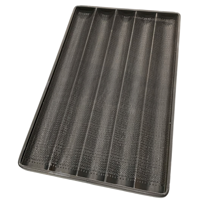 Baguetera Vant Teflón Negro 70X45X5 Ondas Longitudinales