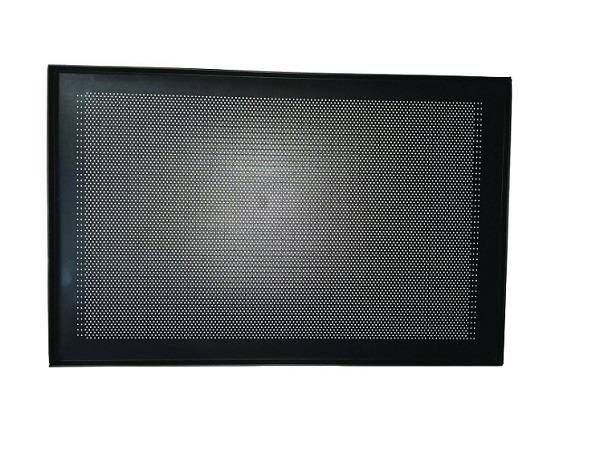 Bandeja Aluminio 1,5 Mm Teflón Negro Perforada 70X45X2 Cm