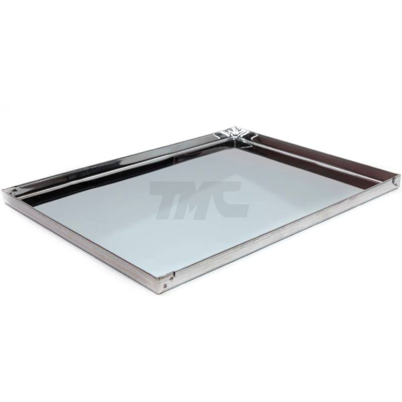 Placa Inoxidable 430 Esp. 0,7 Mm 40X30X2 Cm Con Pestaña
