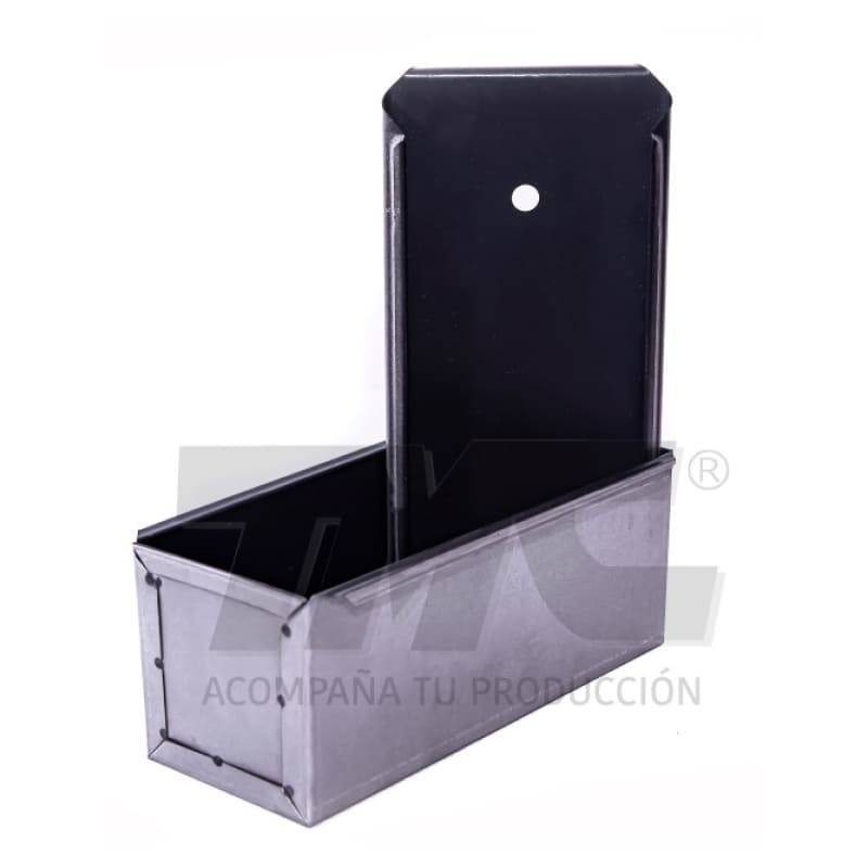 Lactal Aluminizado Teflón Negro Con Tapa 24X10X10 Cm